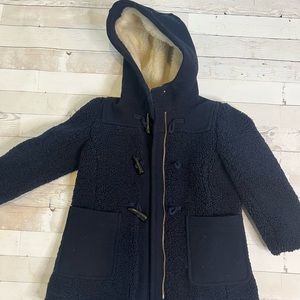 J. Crew Girls winter toggle coat.